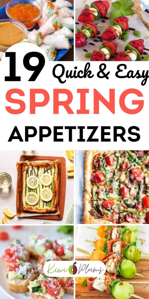 fancy easy make ahead spring appetizers for a crowd