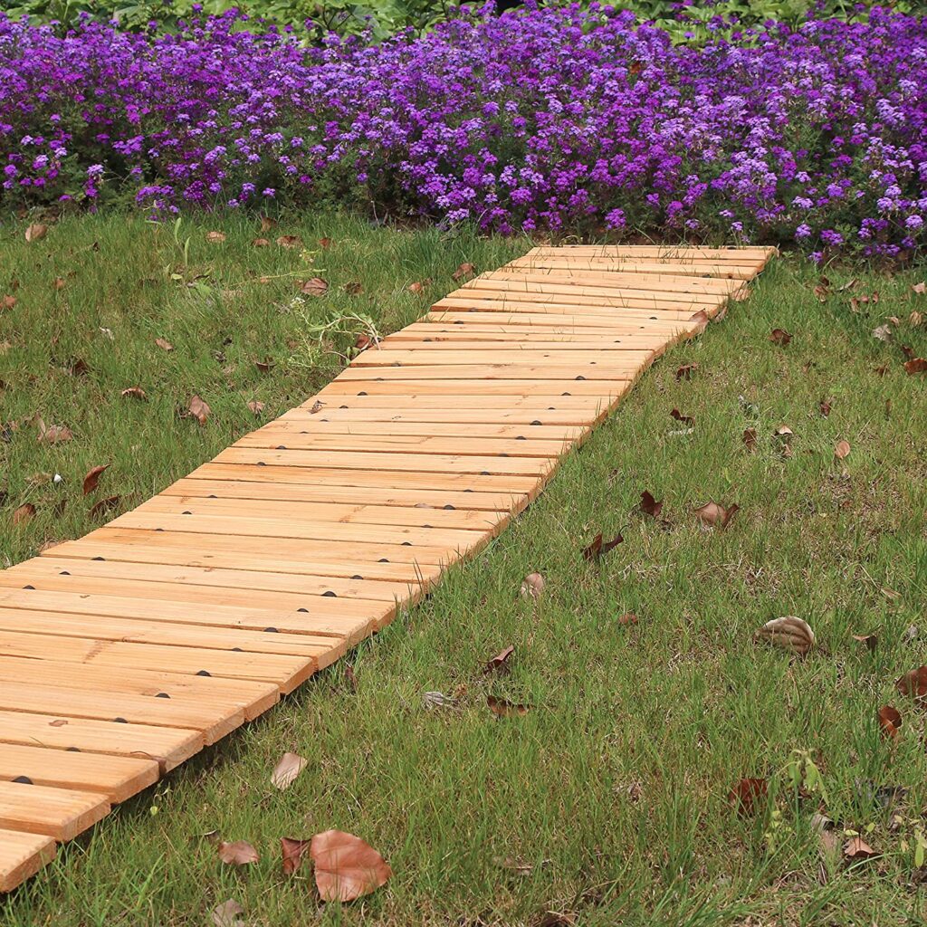 Wooden Garden Pathway 