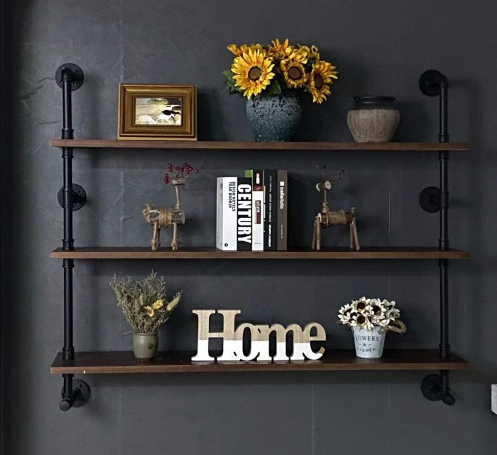 Industrial Pipe Shelving