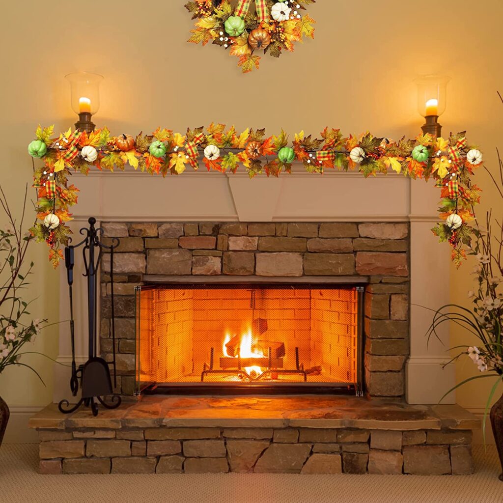 21 DIY Fall Mantel Decor