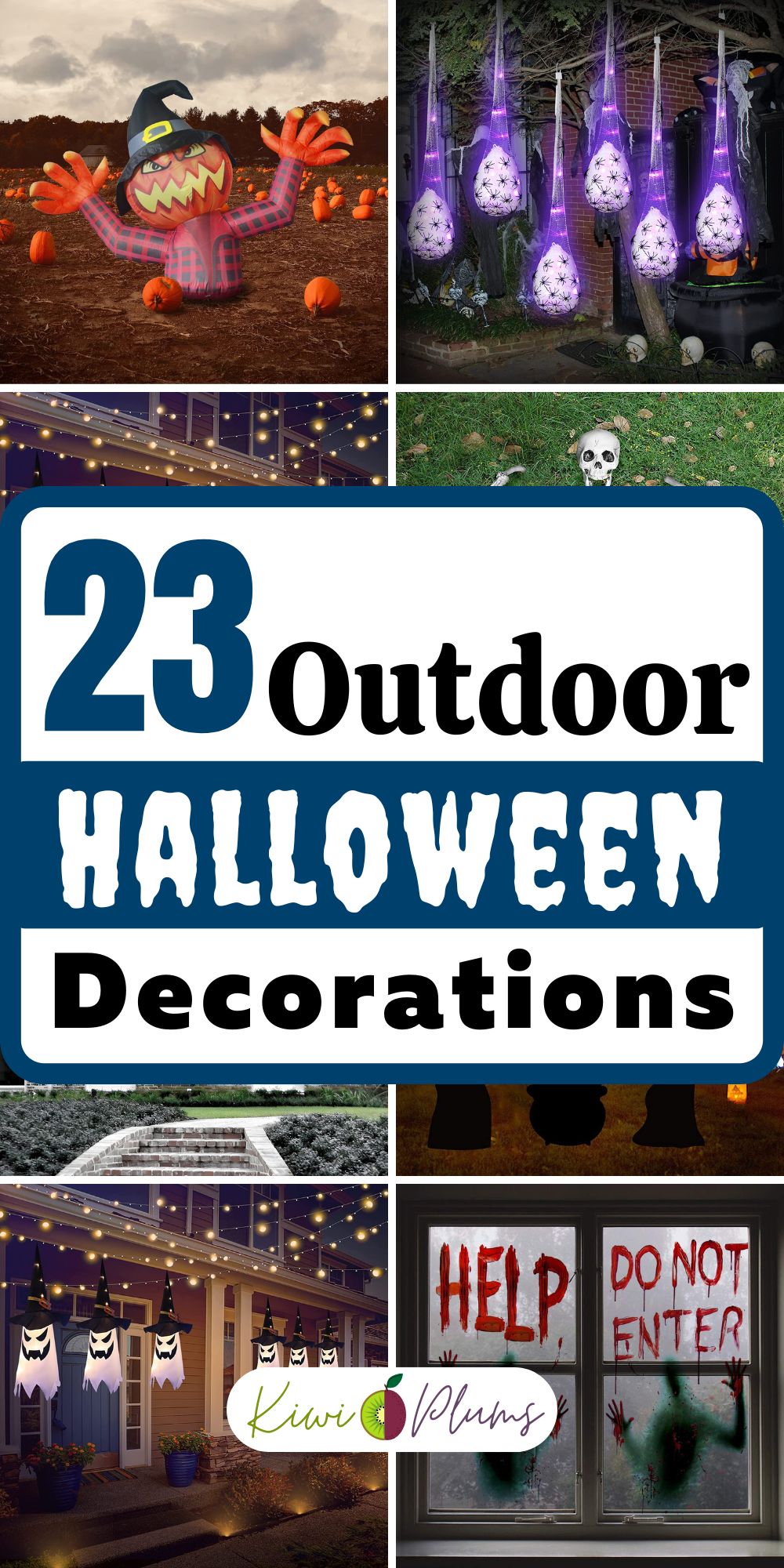 23 Cheap Outdoor Halloween Decor Kiwi Plums   Outdoor Halloween Decor 1 