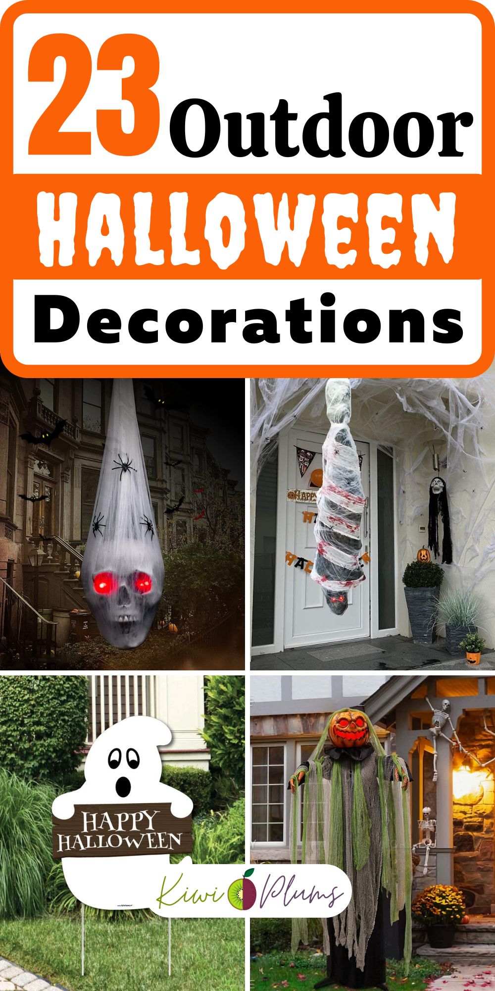 23 Cheap Outdoor Halloween Decor