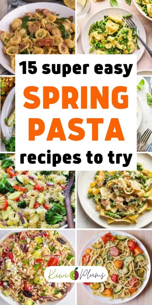 quick easy healthy spring pasta recipes