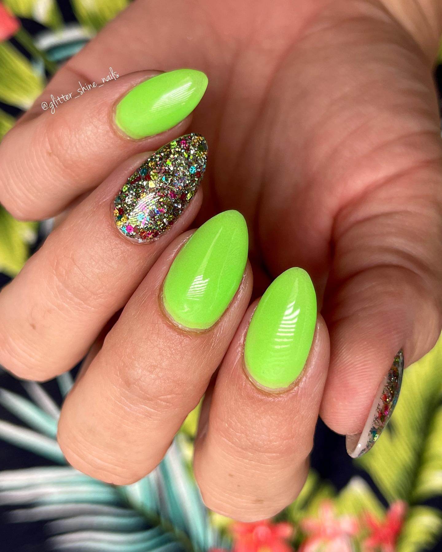 21 Trendy Summer Almond Nails Kiwi Plums