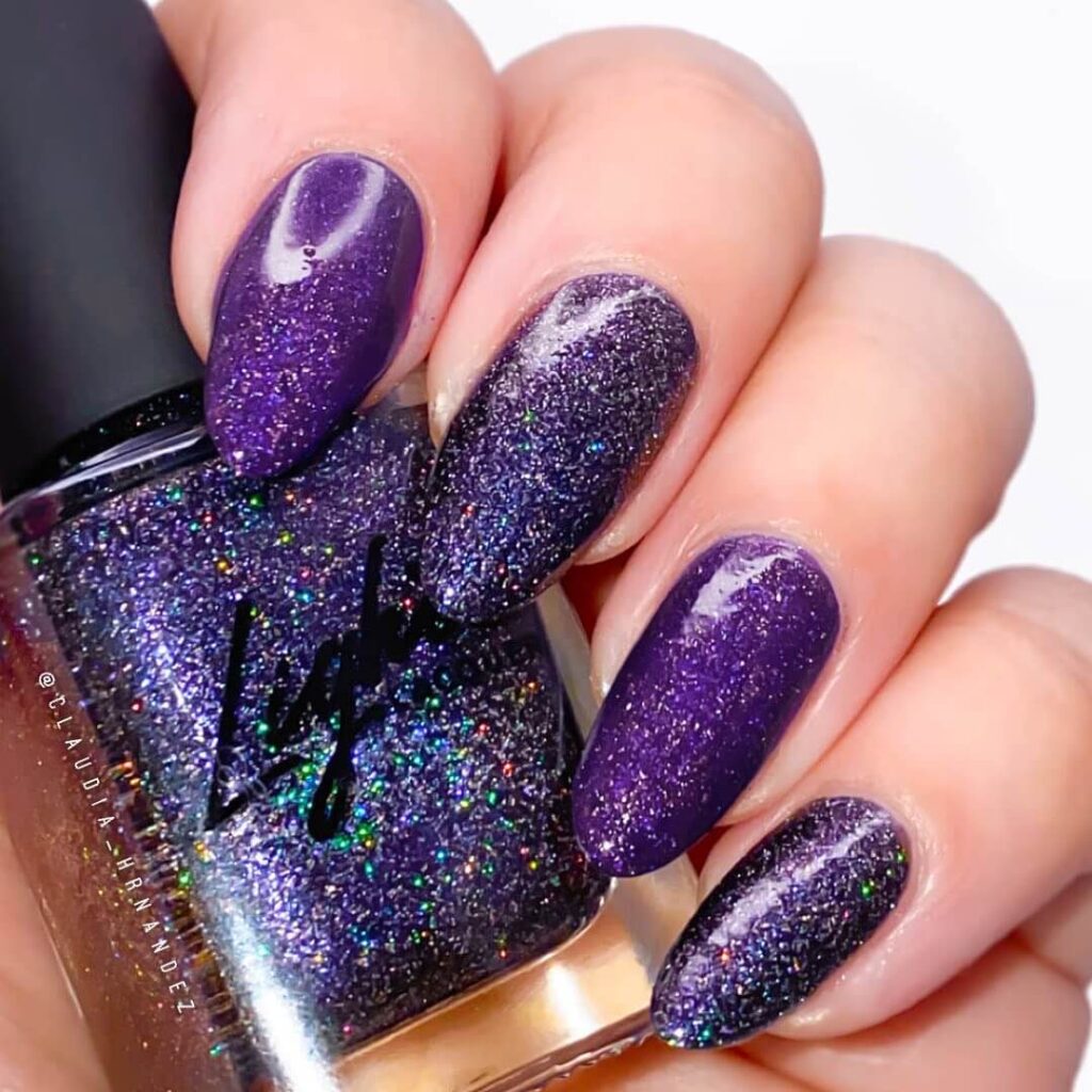 Dark Purple Nails